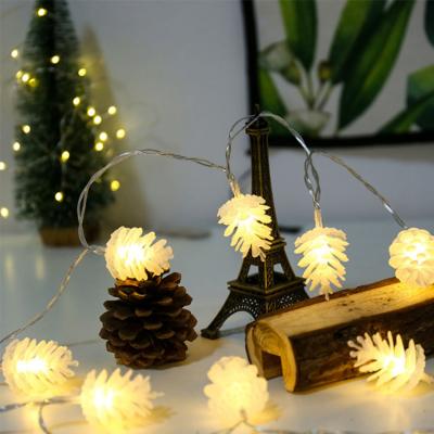 China 10M PVC Material Pine Cone LED Holiday Decorative Light with CRI Ra 70 and 4W Plug-in for sale