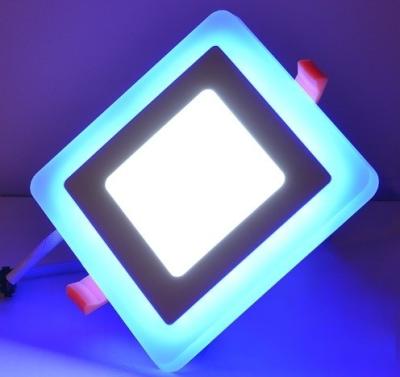 China IP33 Square Shape 1- Embedded RGB LED Panel Light with Modern Design and Aluminum Body for sale