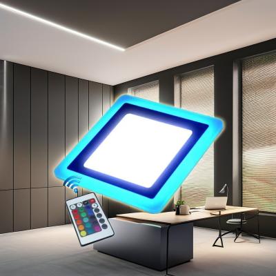 China Square Aluminum Body LED Panel Light with Concealed Installation and 6W 3W Power for sale