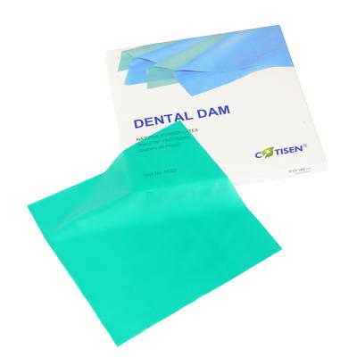 China 2021 New Oral Barrier Dental Medical Rubber Sheet Dental Inspection Dam for Dental Implant for sale