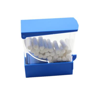 China Dental Regional Plastic Type Dental Cotton Roll Dispenser Cotton Roll Storage Box Divider Drawer Dispenser for sale