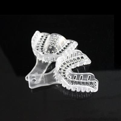 China Plastic Autoclavable Impression Tray Plastic Transparent Durable Impression Tray For Implant for sale