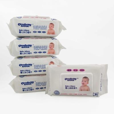 China Travel Size Reusable Private Label Printed Organic Cleaning Baby Wipes for sale