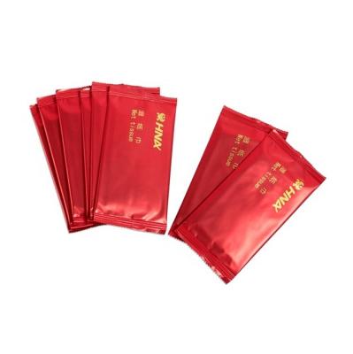 China ANTISEPTIC Disposable Single Hands Hotel Restaurant Airline Cleaning Tissues Wet Towel Cloths Wholesale Manufacturer for sale