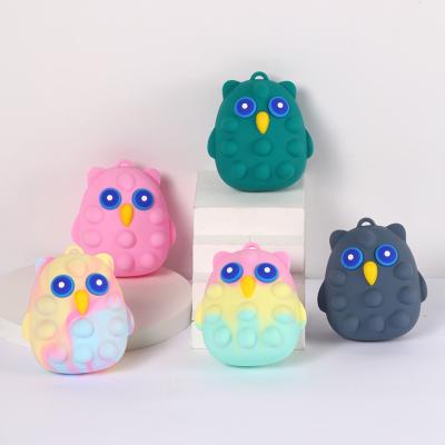 China Wonderful Gift New 3D Toss Owl Toys Ball Pokeball Gameplay Sounds Kawaii Antistress Toss Toys Ball Kid Antistress Gift for sale