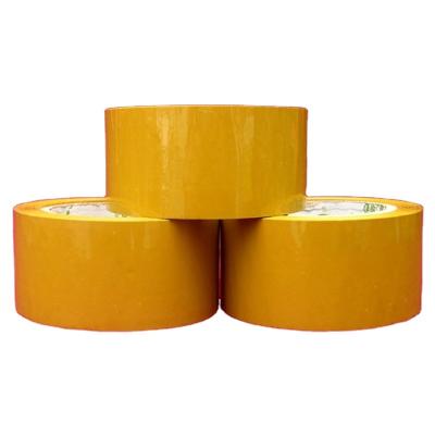 China Custom OPP Packing BOPP Golden Transparent Tape Shipping Carton Box Sealing Adhesive Packaging Tape en venta