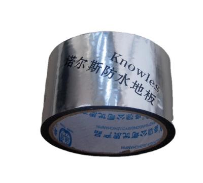 China Customized Logo Printed Metalized Aluminum Adhesive Tape Opp Tape Reflective Silver OPP Tape for sale