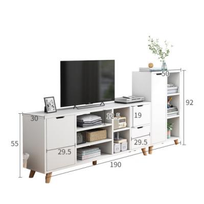 China (Other) Adjustable Home Furniture TV Stand Cabinet Designs Modern Nordic TV Cabinet Living Room Furniture for sale