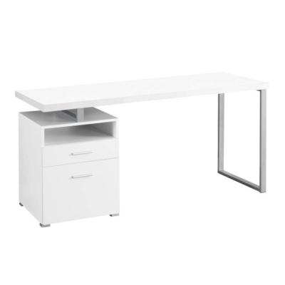 China (Other) Office Desks Adjustable Executive White High Gloss Leather Storage Box for sale