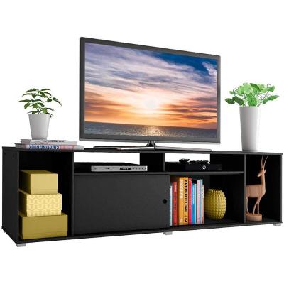 China Black Design Adjustable Luxury Living Room Furniture TV Cabinet Modern TV Cabinet (Other) for sale