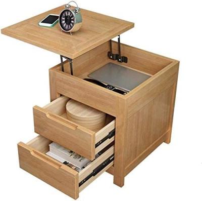 China (Others)Adjustable Stylish Modern Wooden Bedside Table Bedside Table Bedroom Furniture for sale