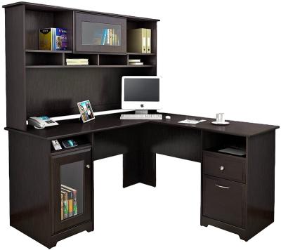 China Design Office Corner Desks With Modern Simple Bookcase Office Furniture Storage Computer Desks for sale