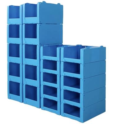 China Custom Stackable Eco Friendly Storage Plastic Correx Recyclable Picking Bins for sale