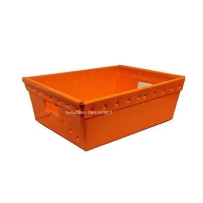 China Mini Recyclable Corrugated Plastic Postal Totes / Mail Tray for sale