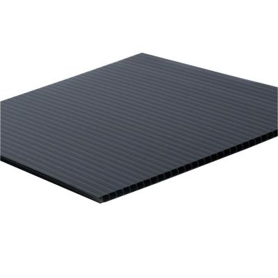 China Recyclable 1200x2400mm 3mm Corflute Floor Pad Board/PP Corrugated Plastic Floor Pad Sheet for sale