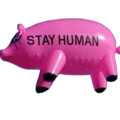 China Custom Big Size Helium Balloon Mage Animal Model Inflatable Balloons Pig Balloon for sale