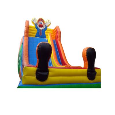 China Water Proof Castle Outdoor Slide Inflatable Slide Inflatable Commercial Combo Clown Dry Slide for sale