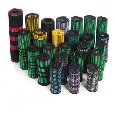 China Elastic Manufacturers Supply F1505 Black High Elasticity 50mm Sofa Elastic Webbing High Quality Green Elastic Sofa Webbing for sale