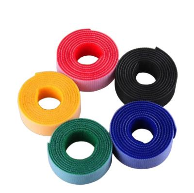 China Factory direct sale 12*150mm hook and loop hook and loop viable various colors direct hook and loop cable ties and loop straps for sale