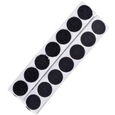 China High Quality Die Cut Self Adhesive Hook and Loop Dots Circles for sale