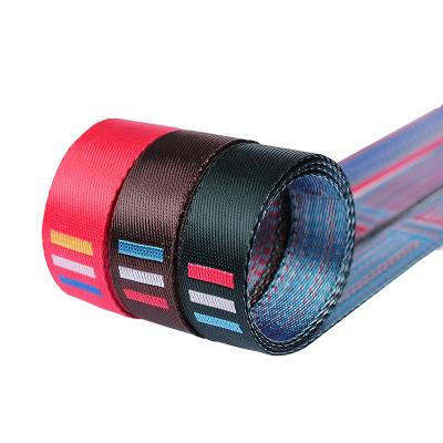 China High tenacity manufacturers supply new three-color jacquard webbing for clothing webbing and handbags jacquard elastic webbing jacquard for sale