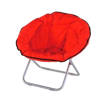 China High Quality Modern Outdoor Polyester Camping Moon Foldable Chair for sale