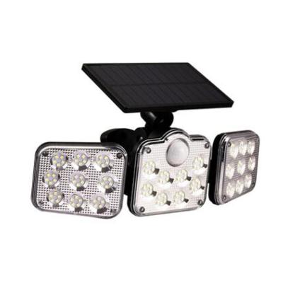 China ABS + PC Led High Quality Outdoor Three Head Solar Street Lamp Light for sale