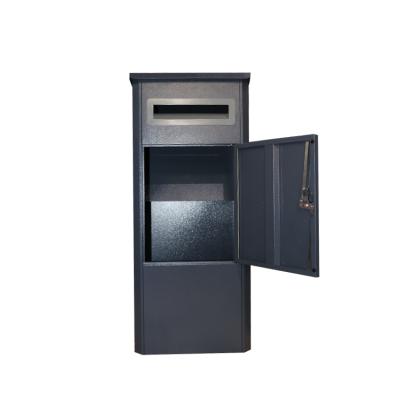 China Large Outdoor Garden Home Stainless Steel To Porch Delivery Share Large Lockable Mail Drop Box for sale