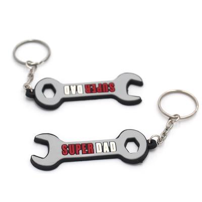 China Eco - Friendly Wholesale Promotional Gift Custom Form PVC Brand Key Chain for sale