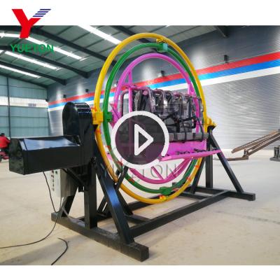 China Hot Selling Cheap Children Electric Human Game Gyro Amusement Adult Ride 2P/4P/6P for sale