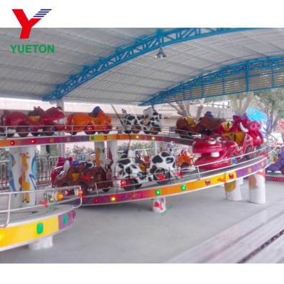 China FRP+Stainless Steel Zhengzhou Yueton Electric Amusement Carnival Rides Amusement Park Equipment Mini Shuttle for sale