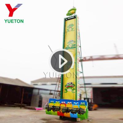 China Park Zhengzhou Yueton Outdoor Game Mini Sky Drop Frog Jumping Machine Rides for sale