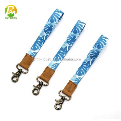 China Promotional Gifts Floral Design Hand Wrist Lanyard, Key Lanyard Wrist Key Chain for Cameras and USB for sale