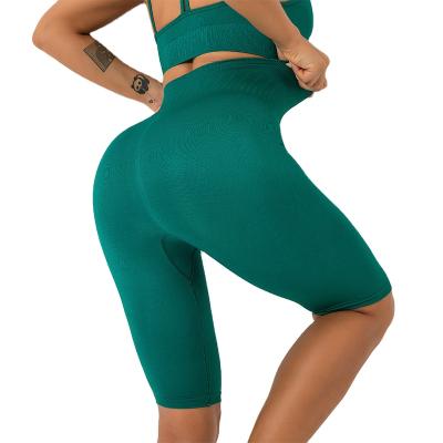 China Good Quality Mumu Fitness Gym Breathable Biker Tights High Waisted Shorts Gaiters for sale