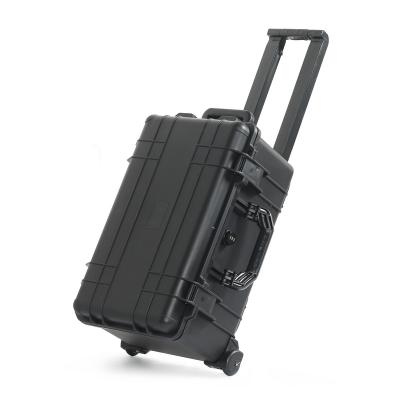 China IP67 Waterproof Shockproof Dustproof Handle Eco-friendly Plastic Carry Case Trolley Toolbox Suitcase for sale