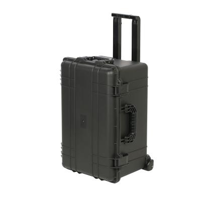 China High Impact Hard Plastic Trolley Exploration Survey Instrument Case Waterproof Shockproof Dustproof Toolbox Case With Wheels for sale