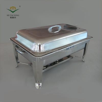 China 2018 newest hot sale cheap foldable (stackable) legs chafing dish, buffet food warmer chafing dish for sale