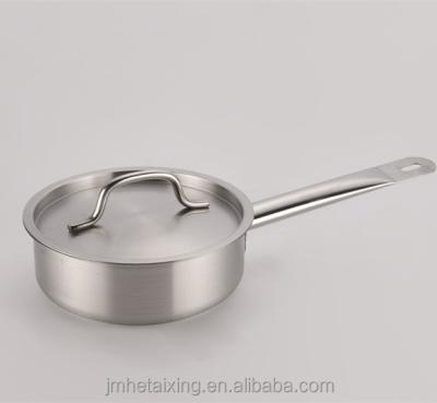 China Any Hotel Induction Ready Stainless Steel Pan For Commercial Catering Supplies (Short Body) for sale