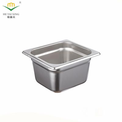 China American Style With Body Stainless Steel Gastronorm Containers 6/1size Traditional Food GN Pans for sale