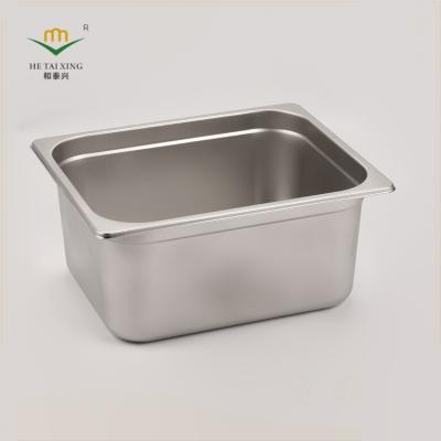 China American Style With Traditional Upright Body Hotel Buffet 2/1 Stainless Steel Size Food Container GN Pan for sale