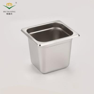 China American Style With Body Factory Price Stainless Steel Container Food Gastronom GN Traditional Straight Pans for sale