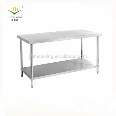 China All hotel stainless steel flat surface kitchen table with reasonable price for hotel and restaurant supply for sale