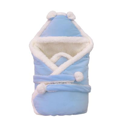 China Viable High Quality Winter Hoodie Cute Sherpa Baby Blankets for sale