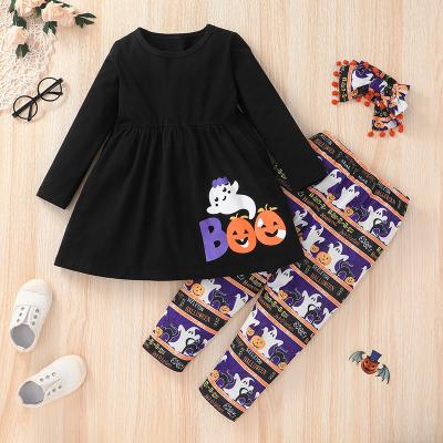 China 100% American Cotton China Traditional Yiwu Girls Dress Sets For Party Halloween Clothes Kids Girl 0-6 Years Old Baby Boy Traditional Dress Sets for sale