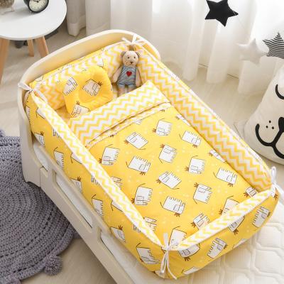 China Modern Ultra Soft Breathable Portable Adjustable Newborn Baby Nest Blanket Baby Nest Sofa Hutch Crib Baby Nest Sleeper for sale