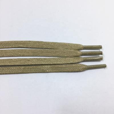 China Wholesale Multicolor Flat Waxed Best Cotton Boot Laces for sale