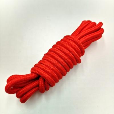 China Polyester Round Classic Round Braided Red Laces For Sale for sale