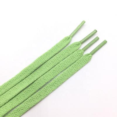 China OEM Flat Colored Service Polyester Flat Laces For Sport Shoes for sale