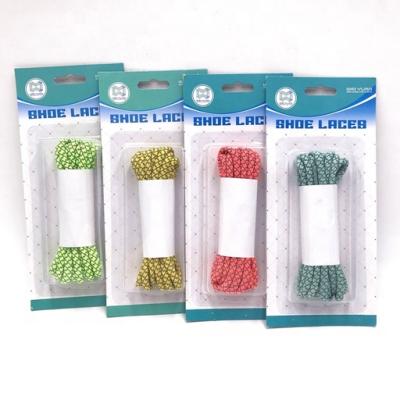 China Round Wholesale Multi Colors Rope 3M Reflective Laces With Card Blister Package for sale