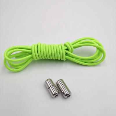 China Round Online Shop No Tie Easy Laces With Cap Lock for sale